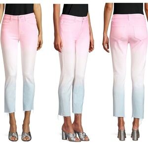 Paige Hoxton Slim High Rise Ombré Jeans 27
